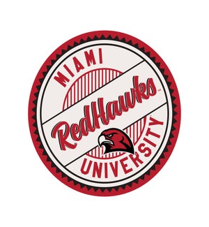 Bottle Cap Mascot Miami University Circle